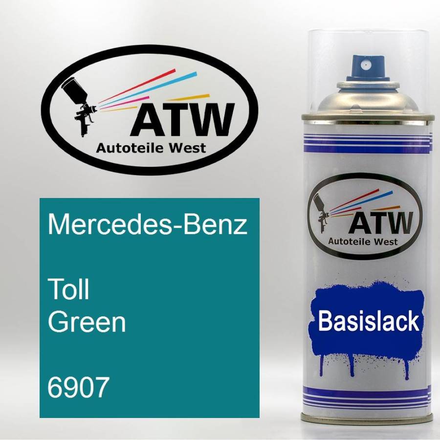 Mercedes-Benz, Toll Green, 6907: 400ml Sprühdose, von ATW Autoteile West.